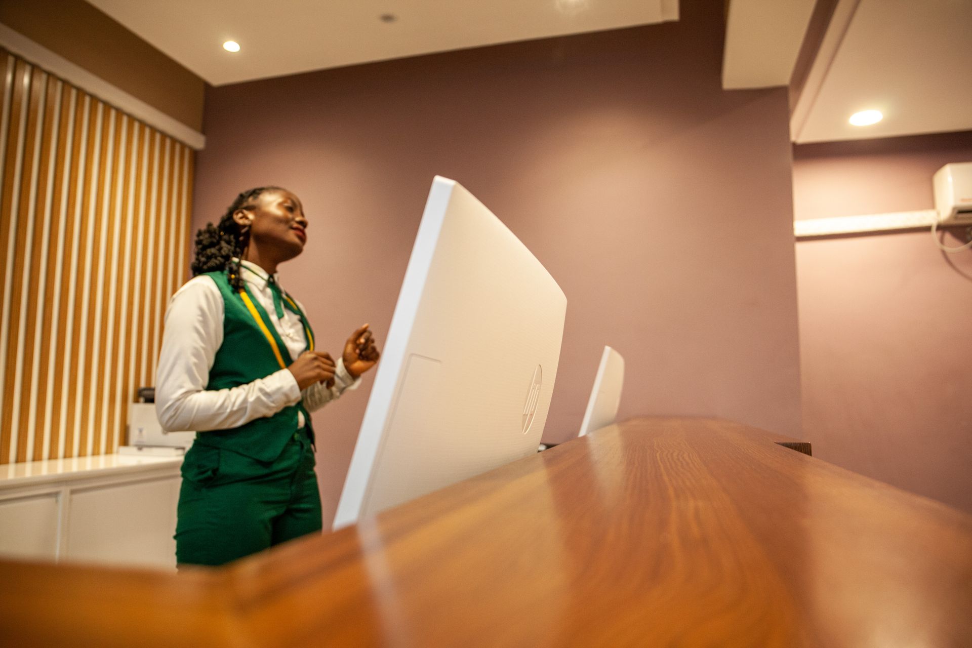 Espace accueil Hôtel Mickel Cameroun